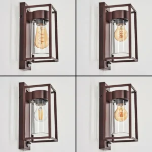 hofstein Boucinho Lampe murale d´extérieur Rouille, 1 lumière, Détecteur de mouvement* Lampes Modernes