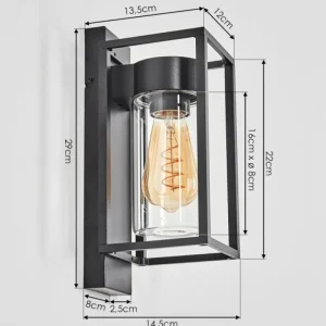 hofstein Boucinho Lampe murale d´extérieur Noir, 1 lumière* Lampes Modernes