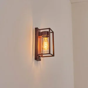 hofstein Boucinho Lampe murale d´extérieur Rouille, 1 lumière, Détecteur de mouvement* Lampes Modernes