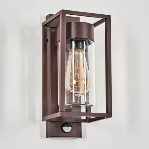 hofstein Boucinho Lampe murale d´extérieur Rouille, 1 lumière, Détecteur de mouvement* Lampes Modernes