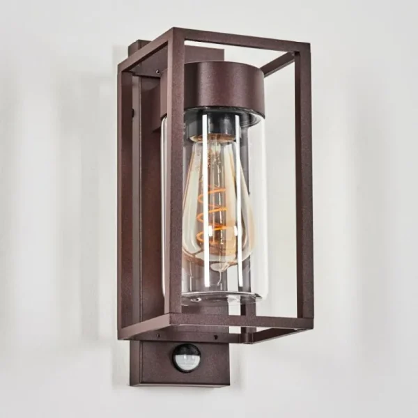 hofstein Boucinho Lampe murale d´extérieur Rouille, 1 lumière, Détecteur de mouvement* Lampes Modernes