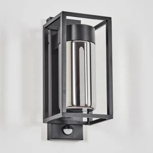 hofstein Boucinho Lampe murale d´extérieur Noir, 1 lumière, Détecteur de mouvement* Lampes Modernes