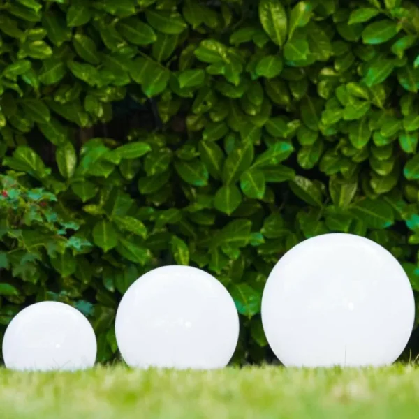 hofstein boule lumineuse Solar LED Acier inoxydable, 2 lumières* Lampes Modernes