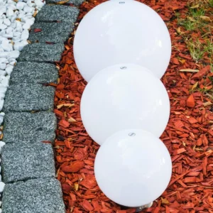 hofstein boule lumineuse Solar LED Acier inoxydable, 2 lumières* Lampes Modernes