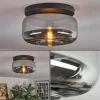 hofstein Boza Plafonnier, Boule lumineuse Fumé, 1 lumière* Lampes Modernes