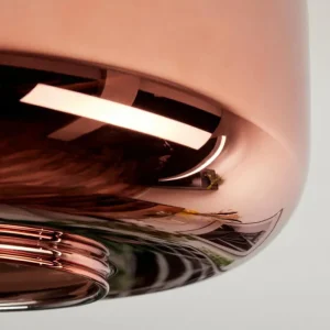 hofstein Boza Plafonnier, Boule lumineuse Cuivré, 1 lumière* Lampes En Verre