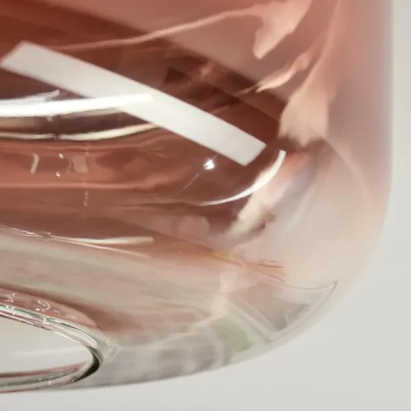 hofstein Boza Plafonnier, Boule lumineuse Clair, Cuivré, 1 lumière* Lampes En Verre