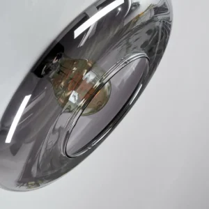 hofstein Boza Plafonnier, Boule lumineuse Fumé, 1 lumière* Lampes Modernes