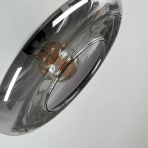 hofstein Boza Plafonnier, Boule lumineuse Fumé, 1 lumière* Lampes Modernes