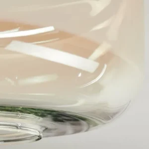 hofstein Boza Plafonnier, Boule lumineuse Ambre, Clair, 1 lumière* Lampes En Verre