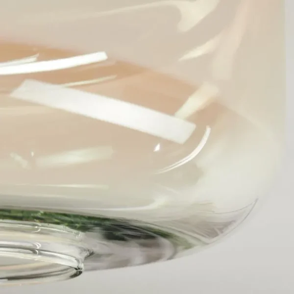 hofstein Boza Plafonnier, Boule lumineuse Ambre, Clair, 1 lumière* Lampes En Verre