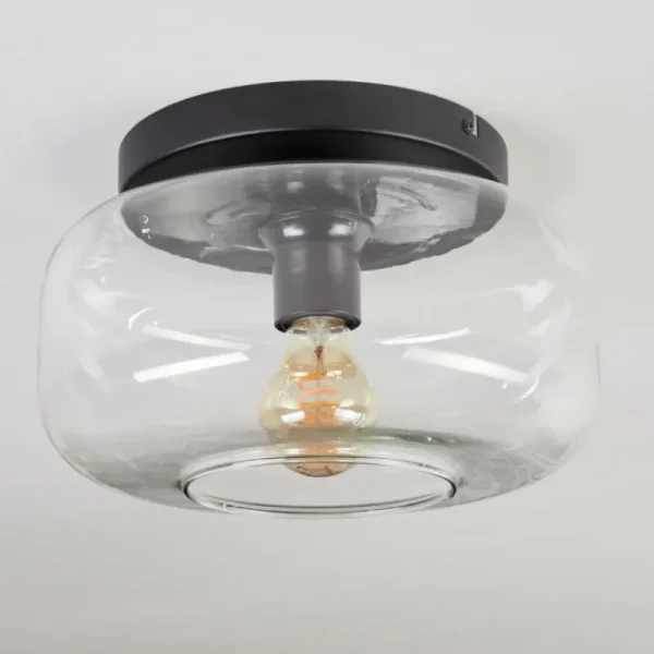 hofstein Boza Plafonnier, Boule lumineuse Clair, 1 lumière* Lampes En Verre