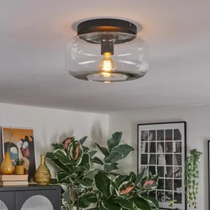 hofstein Boza Plafonnier, Boule lumineuse Clair, 1 lumière* Lampes En Verre