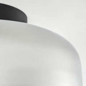 hofstein Boza Plafonnier Chrome, Fumé, 1 lumière* Lampes Modernes