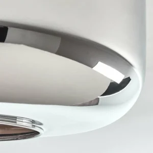 hofstein Boza Plafonnier Chrome, Fumé, 1 lumière* Lampes Modernes