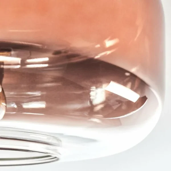 hofstein Boza Plafonnier Clair, Cuivré, 1 lumière* Lampes En Verre