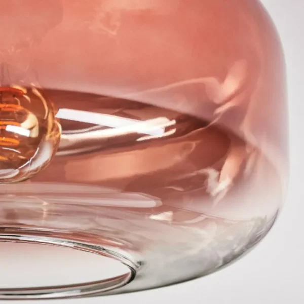 hofstein Boza Plafonnier Clair, Cuivré, 1 lumière* Lampes En Verre