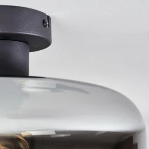 hofstein Boza Plafonnier Clair, Fumé, 1 lumière* Lampes Modernes
