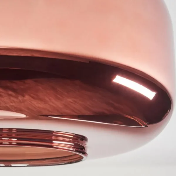 hofstein Boza Plafonnier Cuivré, 1 lumière* Lampes En Verre