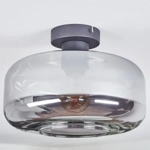 hofstein Boza Plafonnier Fumé, 1 lumière* Lampes Modernes