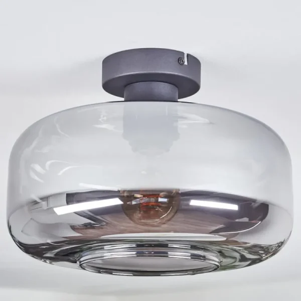 hofstein Boza Plafonnier Fumé, 1 lumière* Lampes Modernes