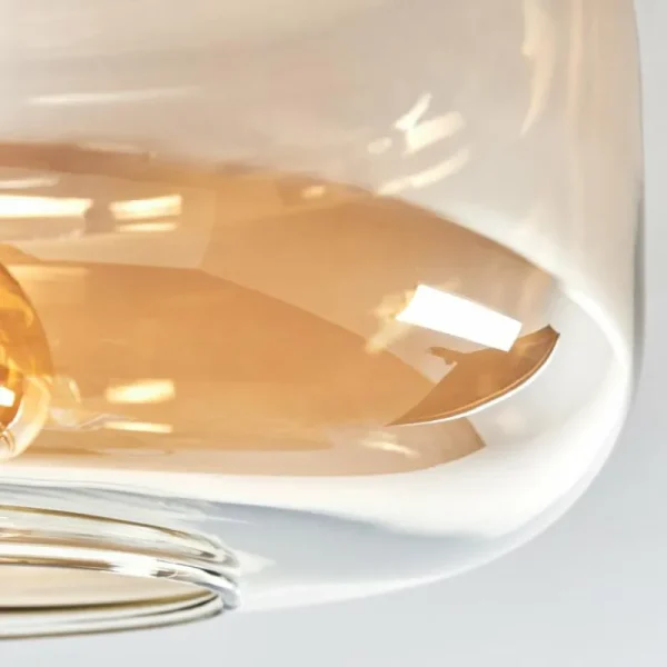 hofstein Boza Plafonnier Laiton, 1 lumière* Lampes En Verre