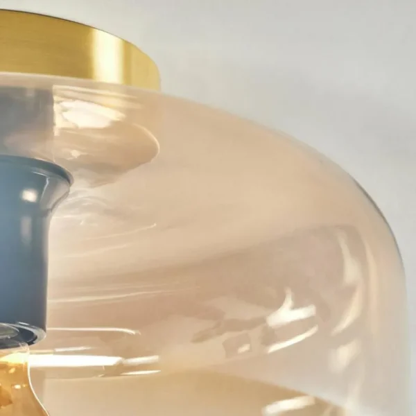 hofstein Boza Plafonnier Laiton, 1 lumière* Lampes En Verre