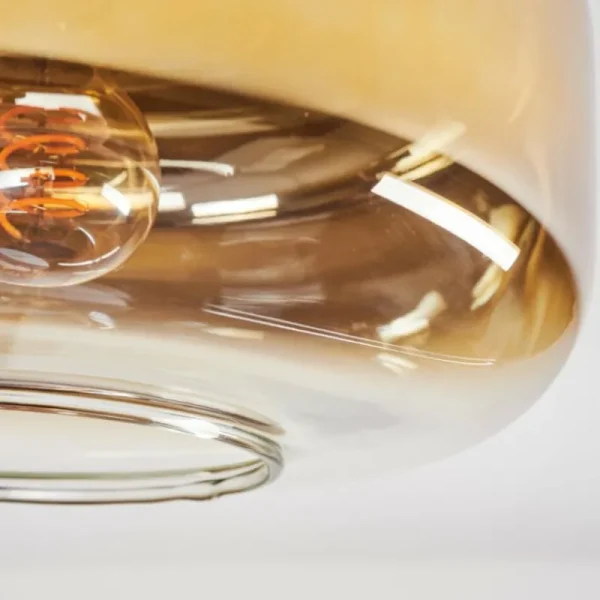 hofstein Boza Plafonnier Or, Clair, 1 lumière* Lampes En Verre