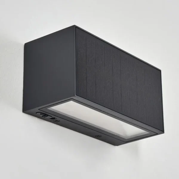 hofstein Brydebjerg Lampe murale d´extérieur, Luminaire Up & Down, Applique murale LED Noir, 1 lumière* Lampes Modernes