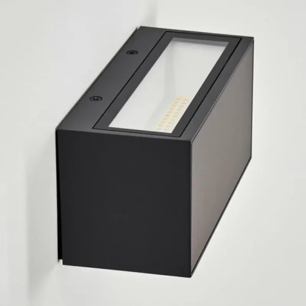 hofstein Brydebjerg Lampe murale d´extérieur, Luminaire Up & Down, Applique murale LED Noir, 1 lumière* Lampes Modernes