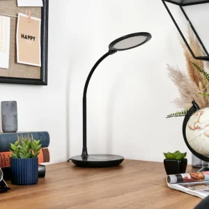 hofstein Buktrup Lampe de bureau, Lampe à poser LED Noir, 1 lumière* Lampes Modernes