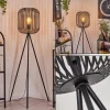 hofstein Bystrup Lampadaire Noir, 1 lumière* Lampes Modernes