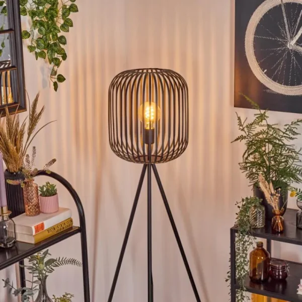 hofstein Bystrup Lampadaire Noir, 1 lumière* Lampes Modernes