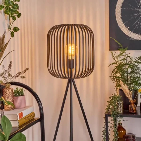 hofstein Bystrup Lampadaire Noir, 1 lumière* Lampes Modernes