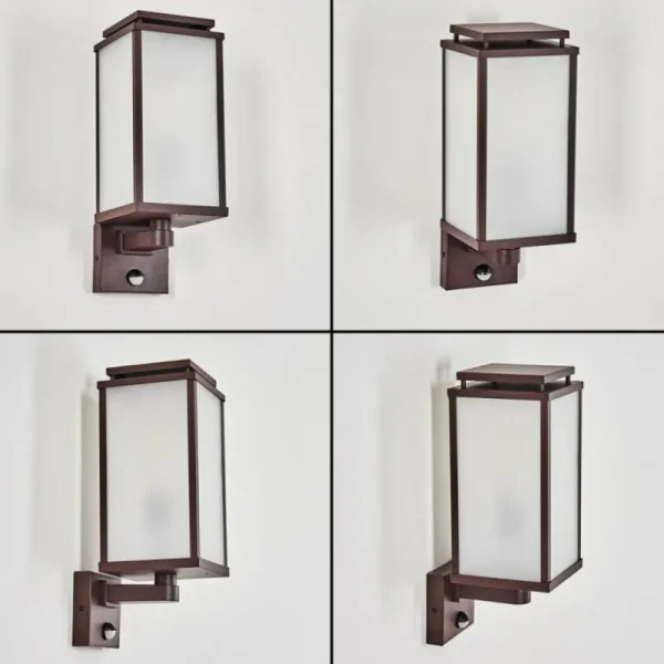 hofstein Cadafaes Lampe murale d´extérieur Rouille, 1 lumière, Détecteur de mouvement* Lampes Modernes