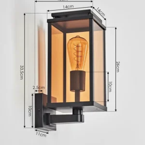 hofstein Cadafaes Lampe murale d´extérieur Noir, 1 lumière* Lampes Modernes