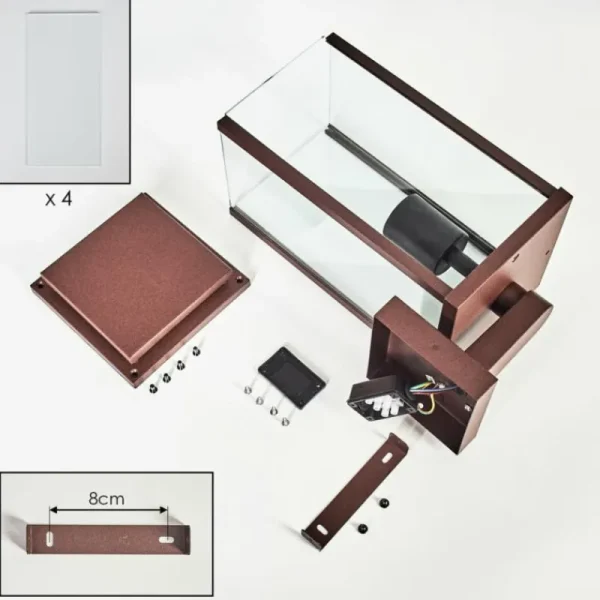 hofstein Cadafaes Lampe murale d´extérieur Rouille, 1 lumière* Lampes Modernes
