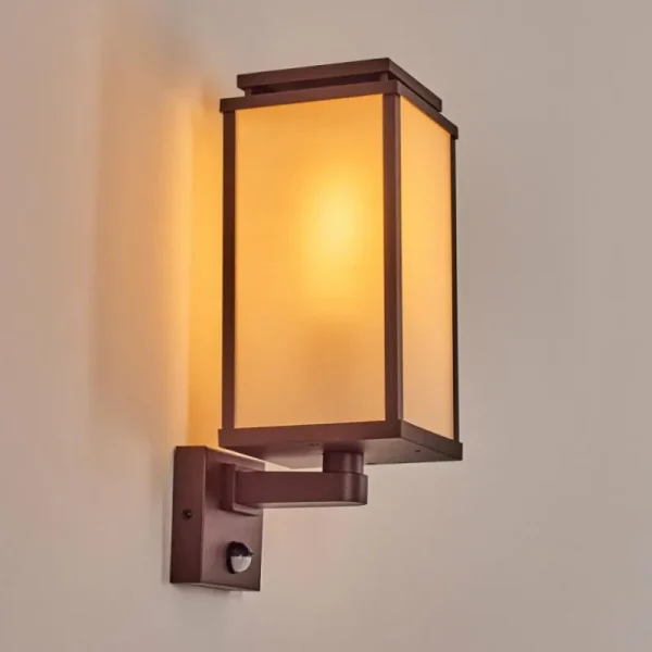 hofstein Cadafaes Lampe murale d´extérieur Rouille, 1 lumière, Détecteur de mouvement* Lampes Modernes
