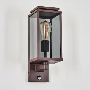 hofstein Cadafaes Lampe murale d´extérieur Rouille, 1 lumière, Détecteur de mouvement* Lampes Modernes