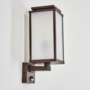 hofstein Cadafaes Lampe murale d´extérieur Rouille, 1 lumière, Détecteur de mouvement* Lampes Modernes