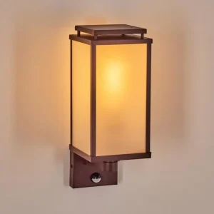 hofstein Cadafaes Lampe murale d´extérieur Rouille, 1 lumière, Détecteur de mouvement* Lampes Modernes