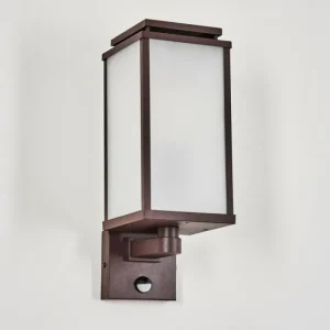 hofstein Cadafaes Lampe murale d´extérieur Rouille, 1 lumière, Détecteur de mouvement* Lampes Modernes