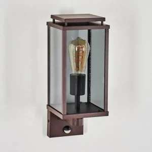 hofstein Cadafaes Lampe murale d´extérieur Rouille, 1 lumière, Détecteur de mouvement* Lampes Modernes