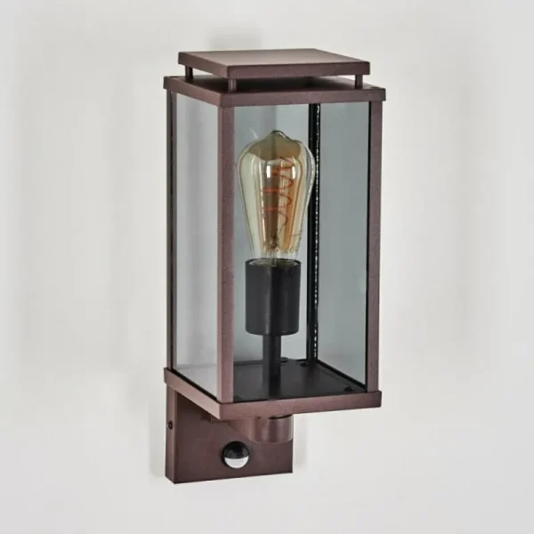 hofstein Cadafaes Lampe murale d´extérieur Rouille, 1 lumière, Détecteur de mouvement* Lampes Modernes