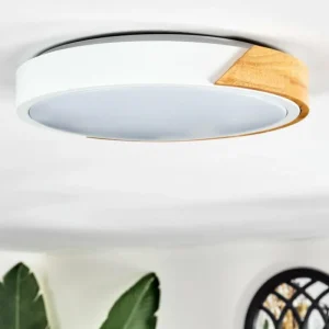 hofstein Cadaixo Plafonnier, Panel LED Écru, Blanc, 1 lumière* Lampes Modernes