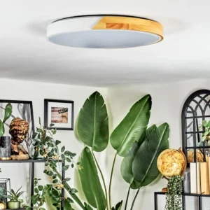 hofstein Cadaixo Plafonnier, Panel LED Blanc, 1 lumière, Télécommandes* Lampes Modernes