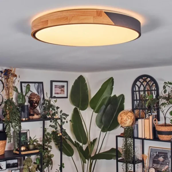 hofstein Cadaixo Plafonnier, Panel LED Blanc, 1 lumière, Télécommandes* Lampes Modernes
