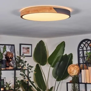 hofstein Cadaixo Plafonnier, Panel LED Blanc, 1 lumière, Télécommandes* Lampes Modernes