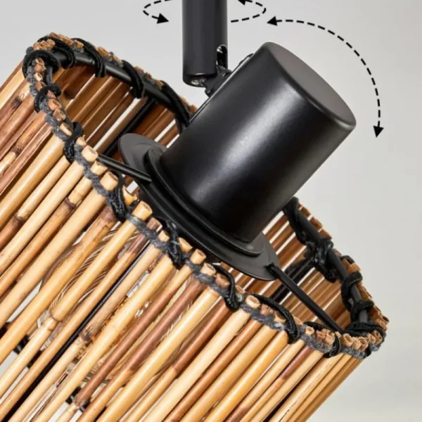 hofstein Cando Plafonnier Noir, 6 lumières* Lampes Modernes