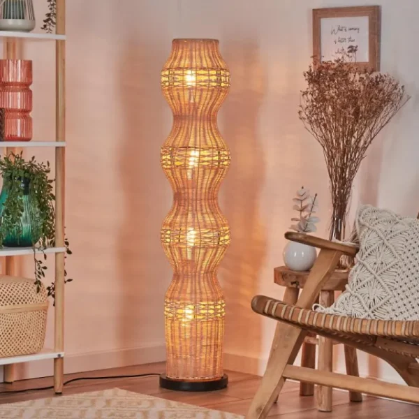 hofstein Cardeira Lampadaire Noir, 4 lumières* Lampes Modernes